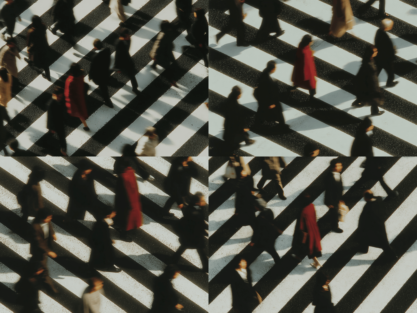 Urban crossing rhythm