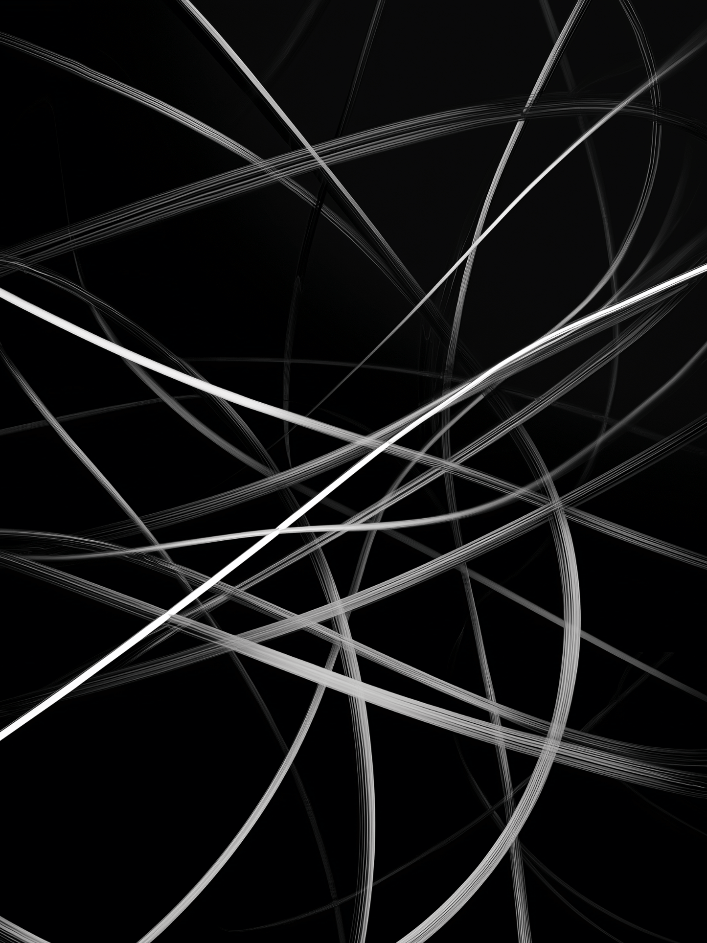 White lines on dark motion