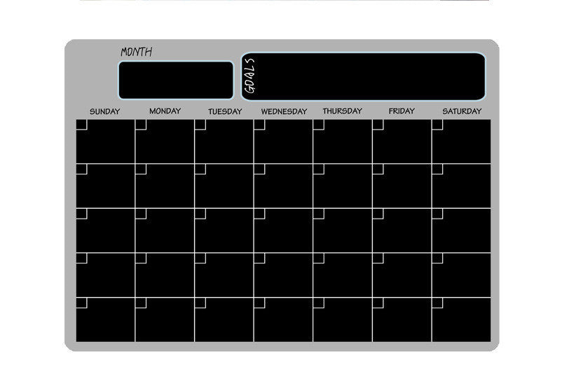 A3 magnetic monthly & weekly planner for fridge