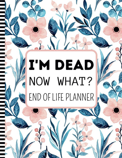 End-of-life emergency planner loose-leaf binder