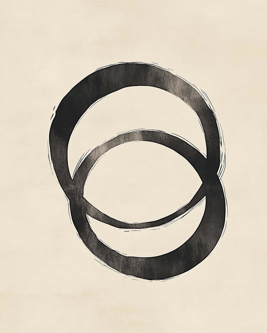 Minimalist scape in subtle tones