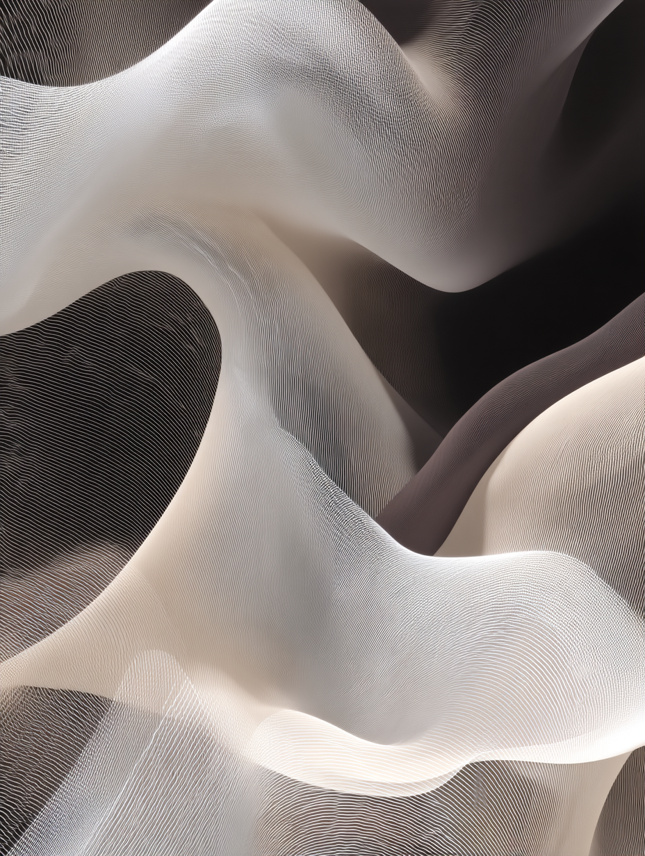 Boho neutral flowing wave textures