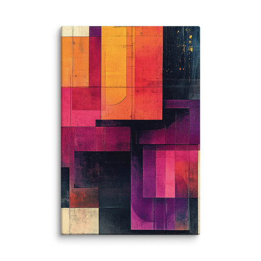 Vibrant abstract grid