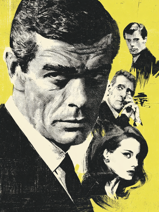 Classic noir crime thriller art