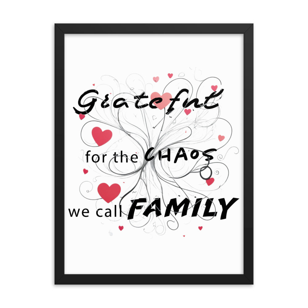 Grateful for family chaos