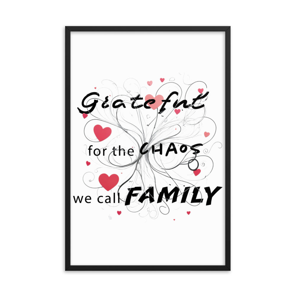 Grateful for family chaos