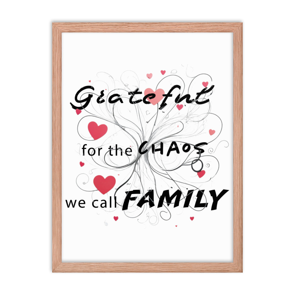 Grateful for family chaos