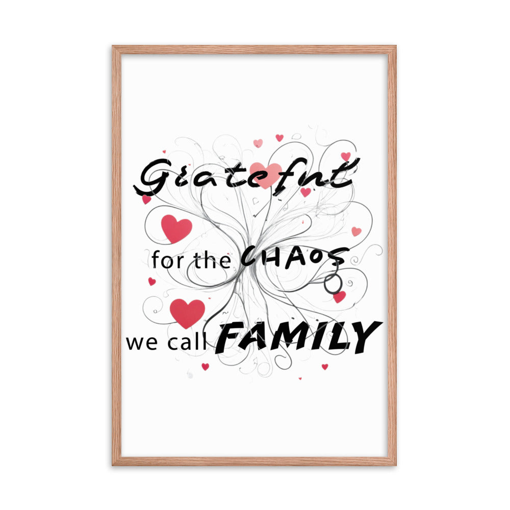 Grateful for family chaos