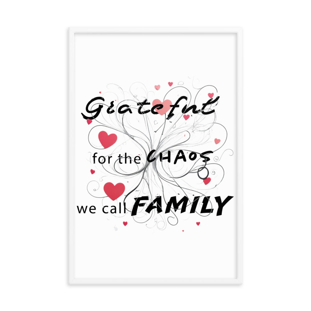 Grateful for family chaos