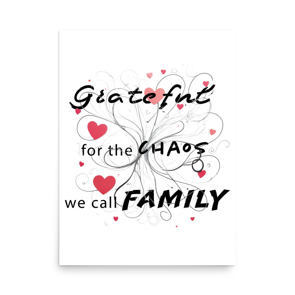 Grateful for family chaos