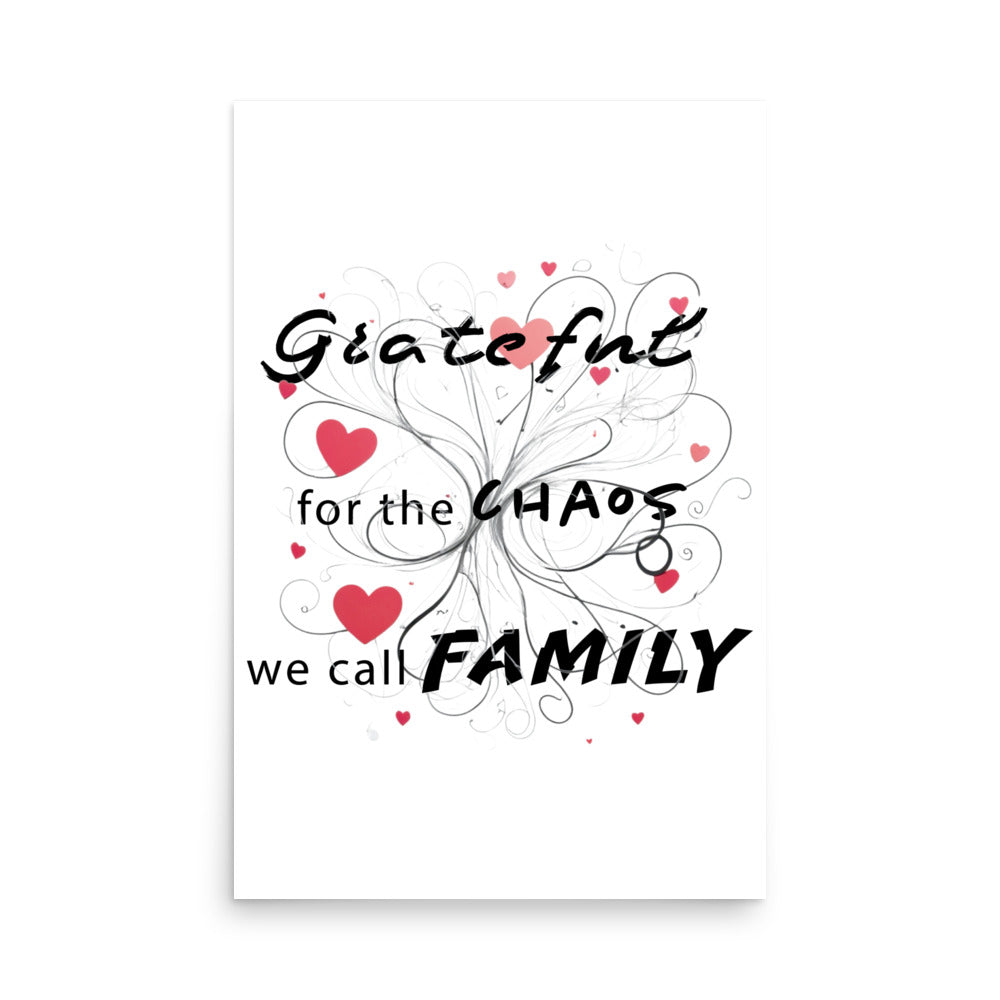 Grateful for family chaos