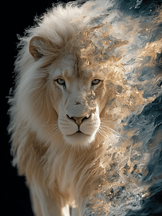Ethereal white lion power