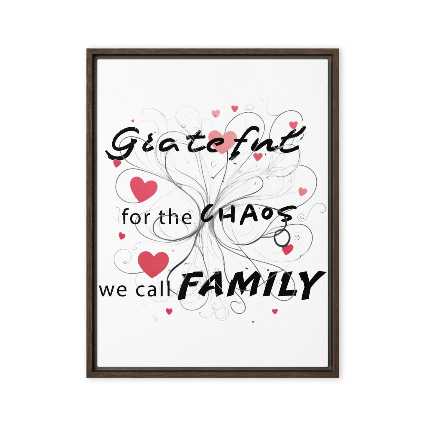 Grateful for family chaos