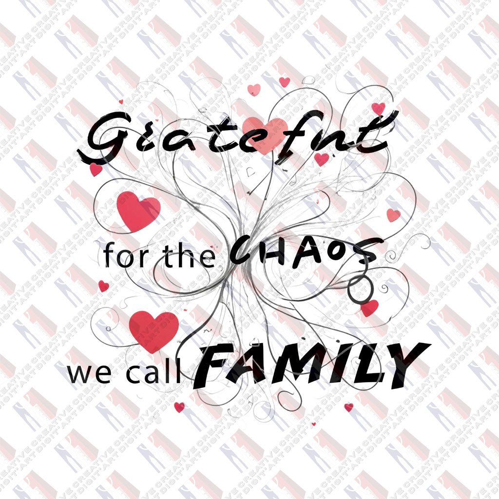 Grateful for family chaos