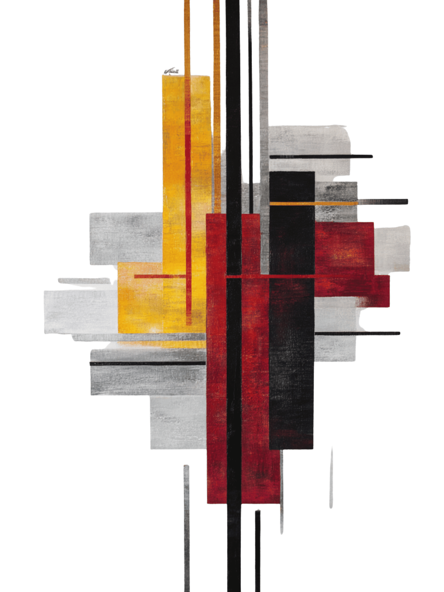 Linear fusion in red and gold