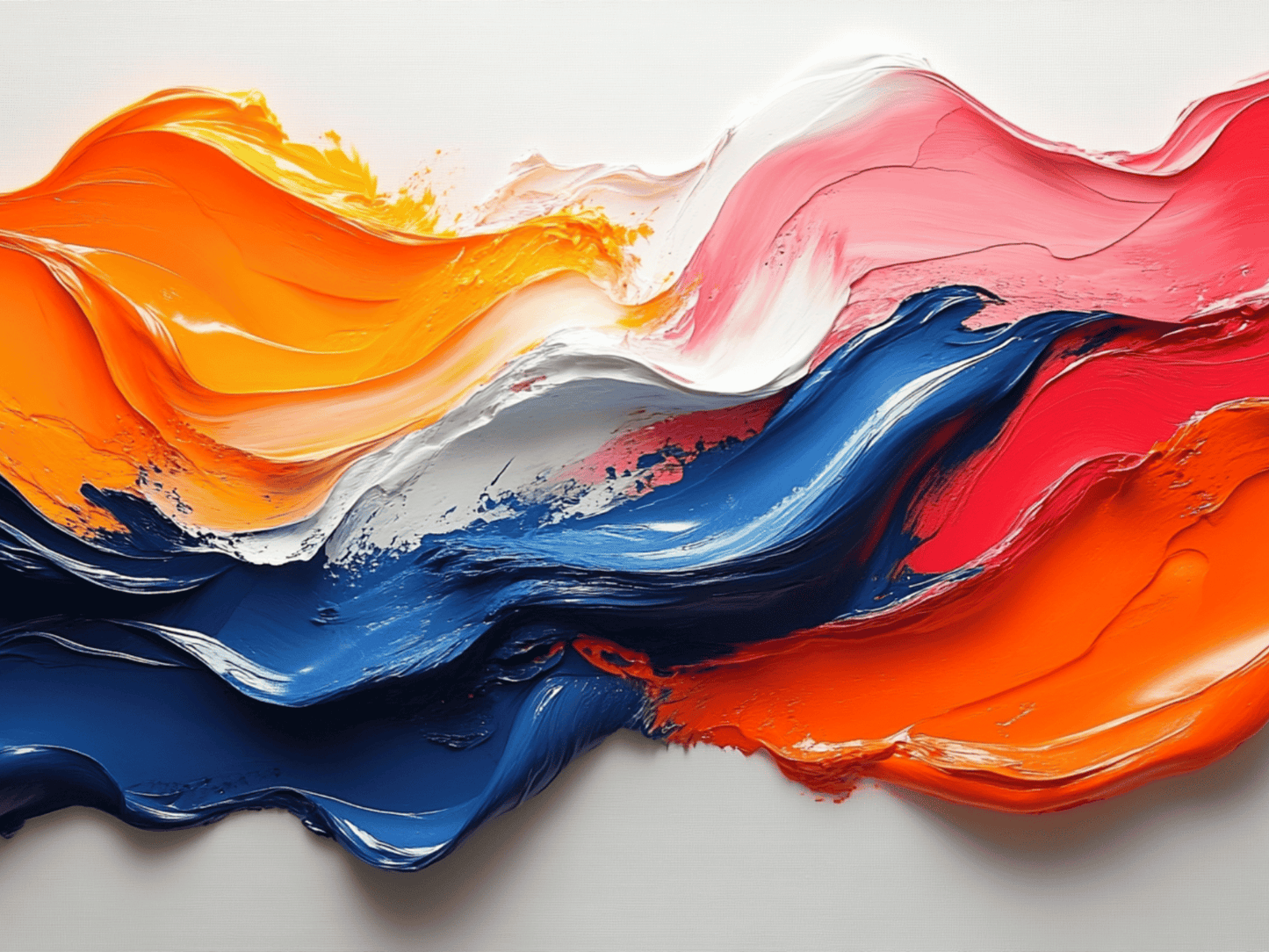 Vibrant waves of color