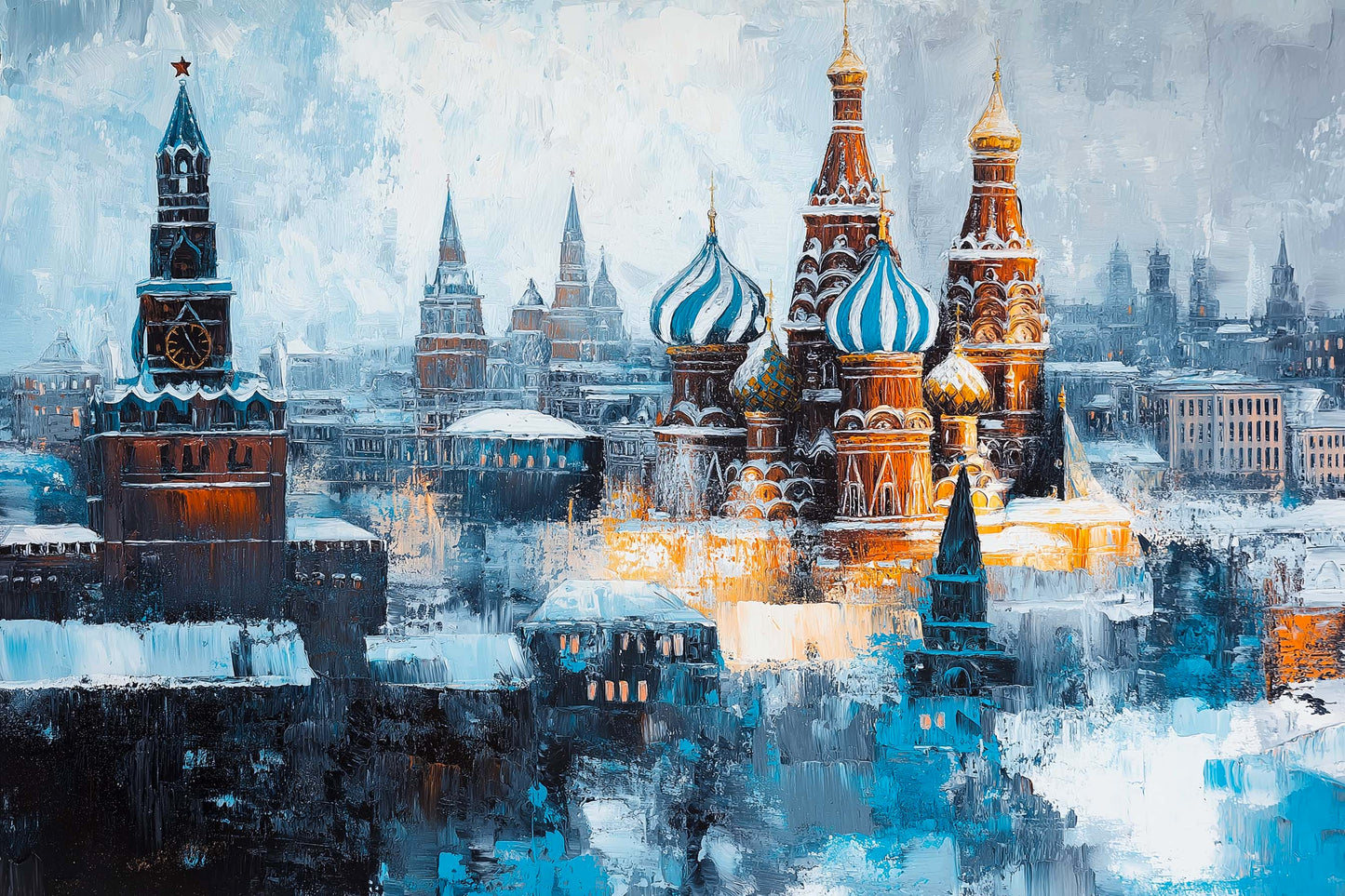 Moscow snowy elegance