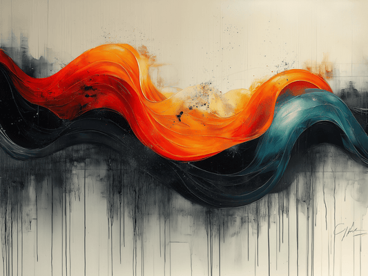 Waves of fire and shadow